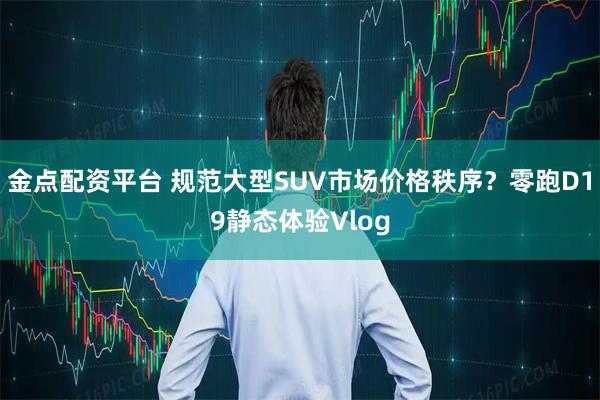 金点配资平台 规范大型SUV市场价格秩序？零跑D19静态体验Vlog